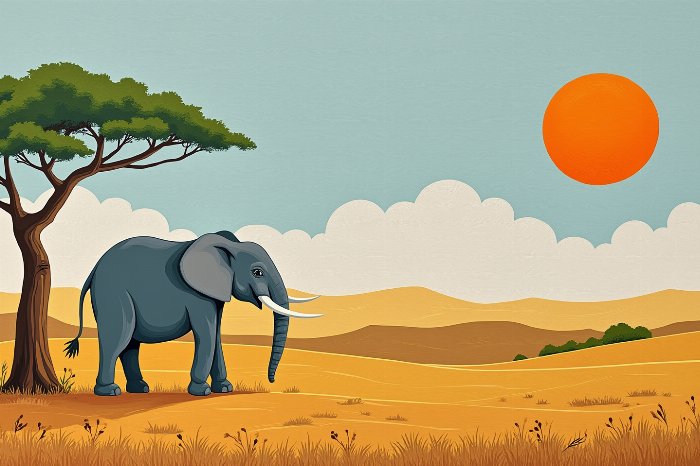 Lone Elephant II