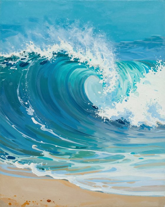 Turquoise Crest