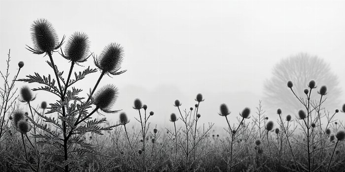 Winter Thistles II