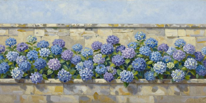 Hydrangea Wall