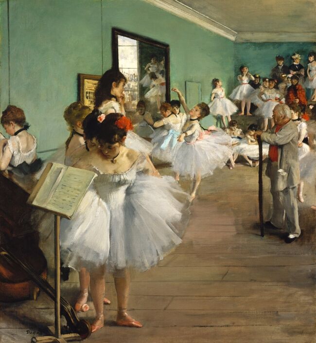 The Dance Class by Edgar Degas