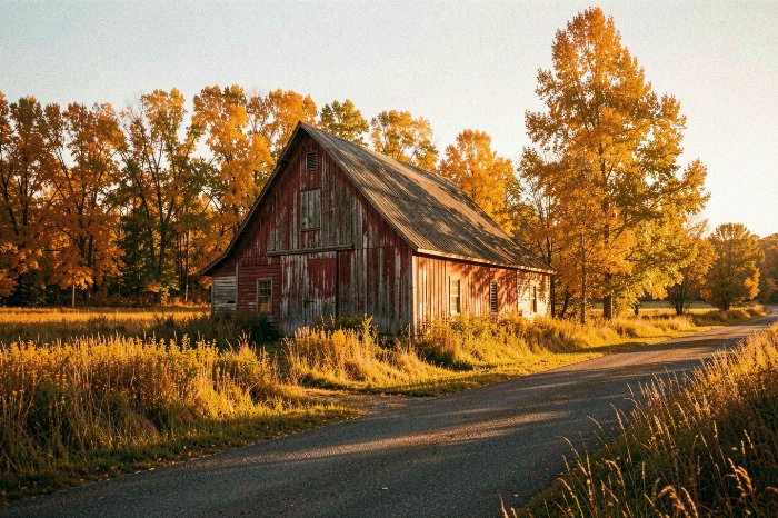 Autumn Barn