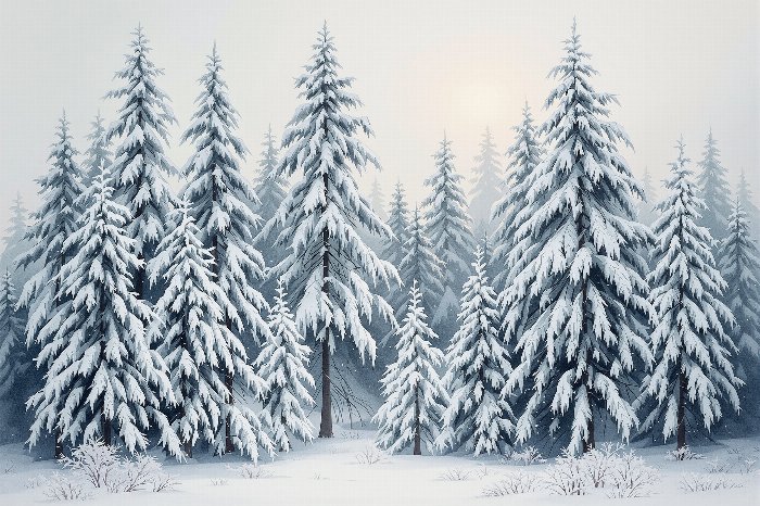 Winter Redwoods