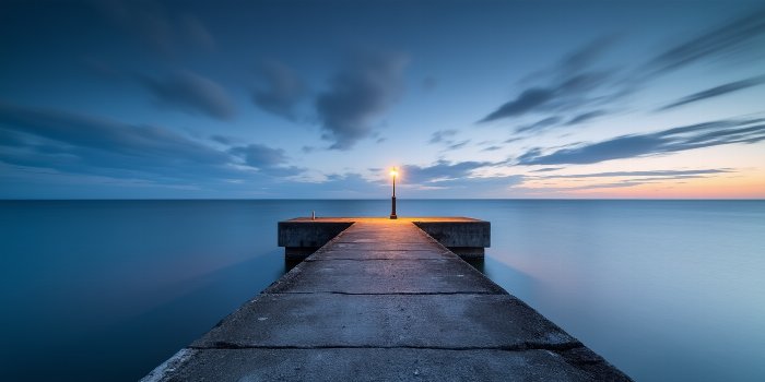 Pier At Dusk II