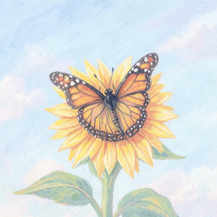 Sunlit Monarch