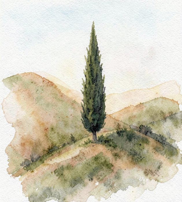 Tuscan Cypress II