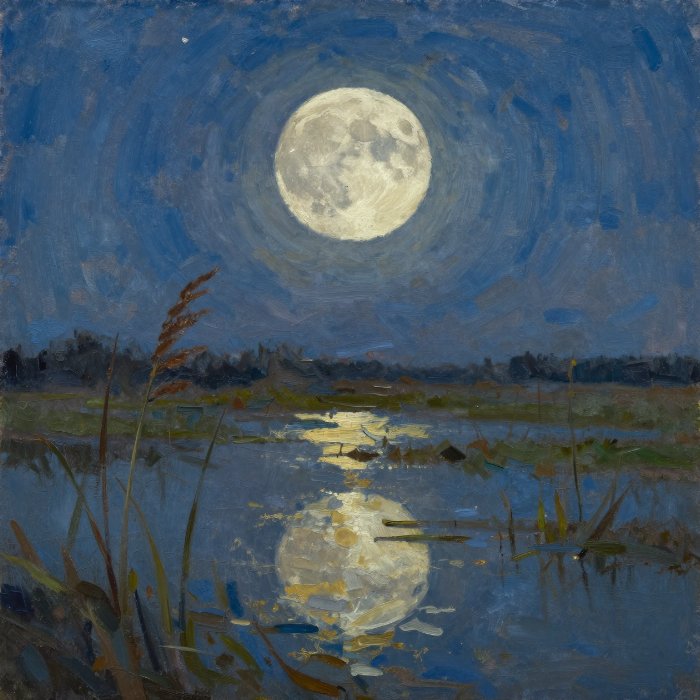 Moonrise Marsh