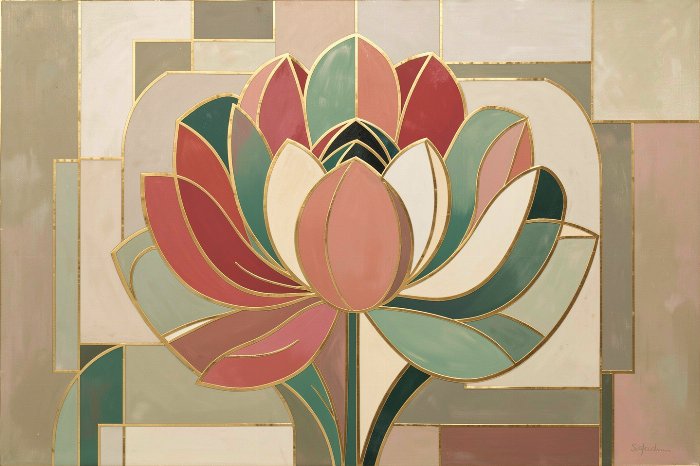 Gilded Peony