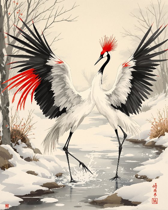 Crane Dance II