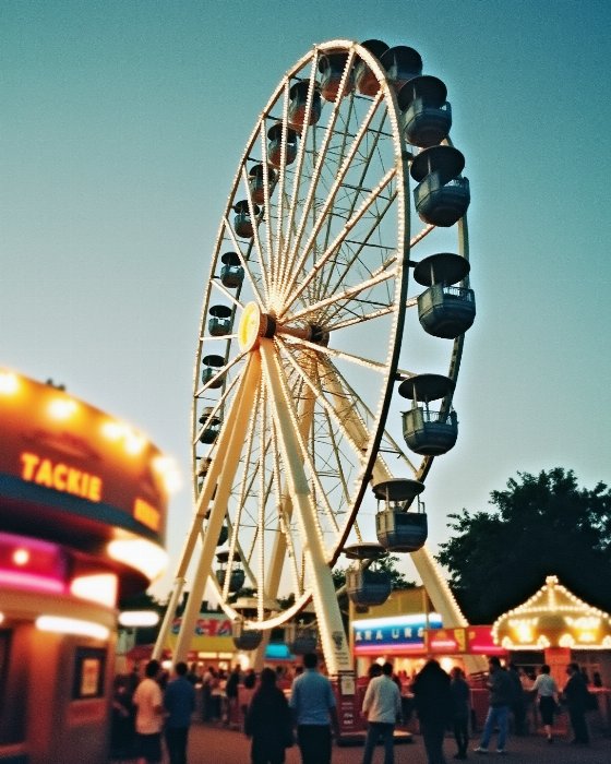 Wheel At Dusk II