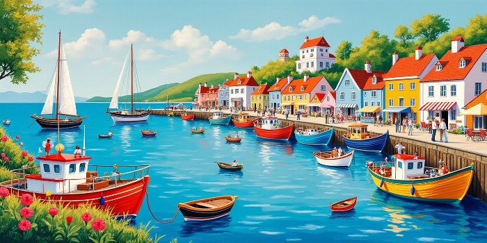 Bustling Bay II