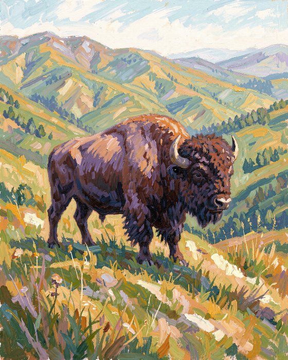 Summer Bison
