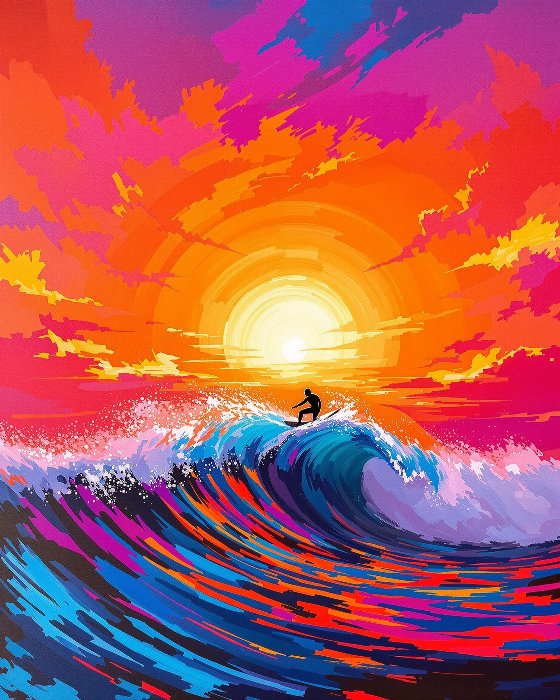 Sunset Surf II