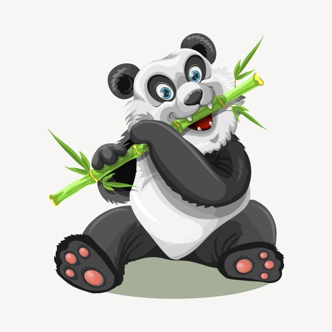 Cartoon panda