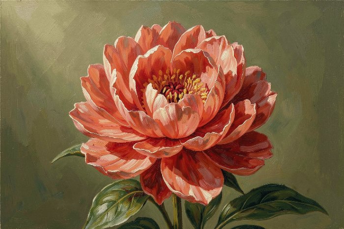 Layered Peony
