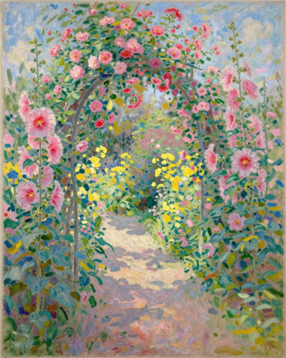 Hollyhock Path