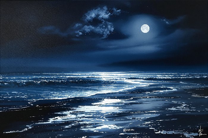 Moonlit Shore