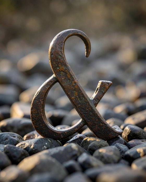 Bronze Ampersand