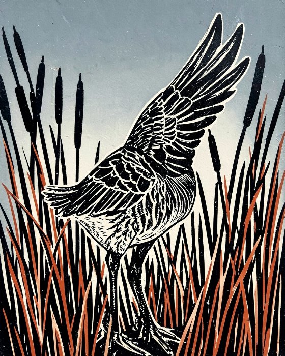 Rising Goose