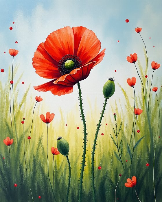 Scarlet Stem II