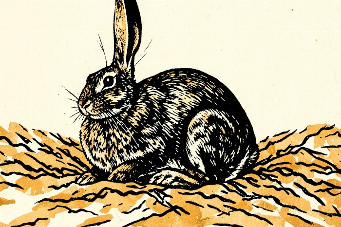 Hare In Furrow