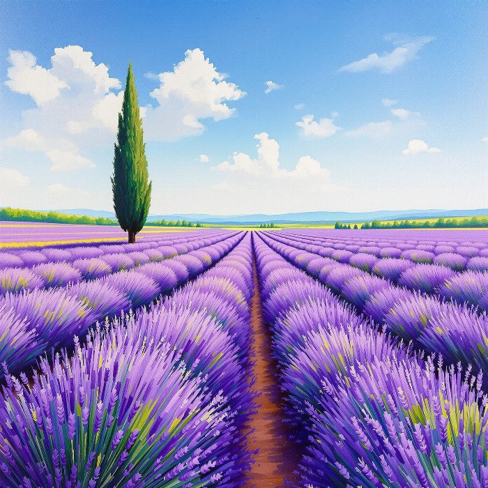 Lavender Solitude II