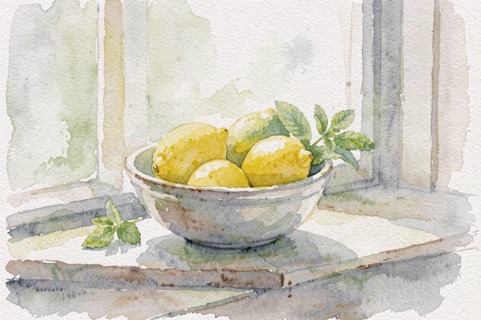 Mint And Yellow