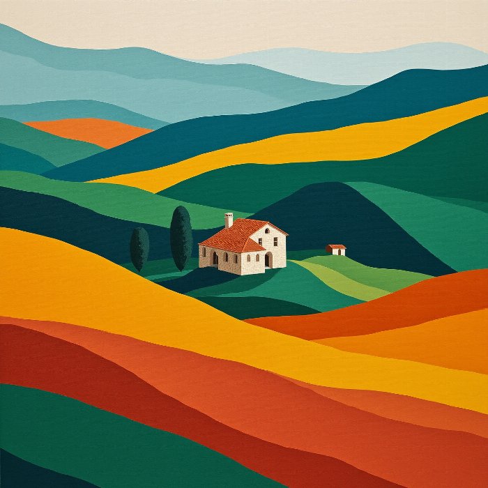 Terraced Hillside