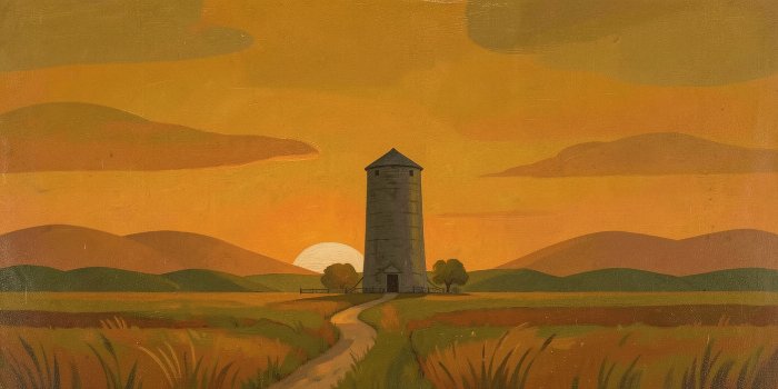 Silo Sunset