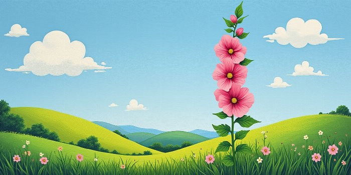 Hollyhock Spire II
