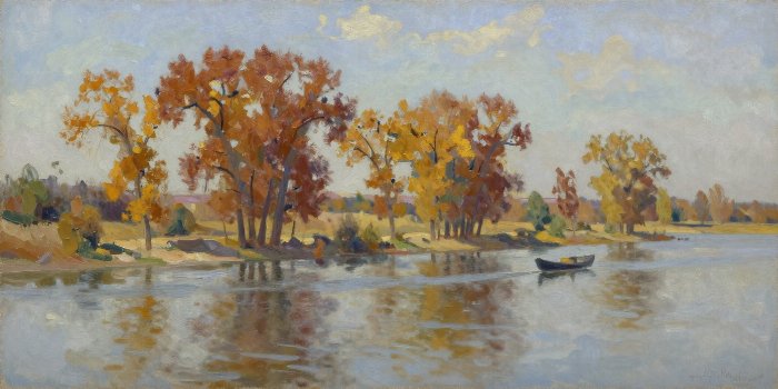 Poplars in Amber