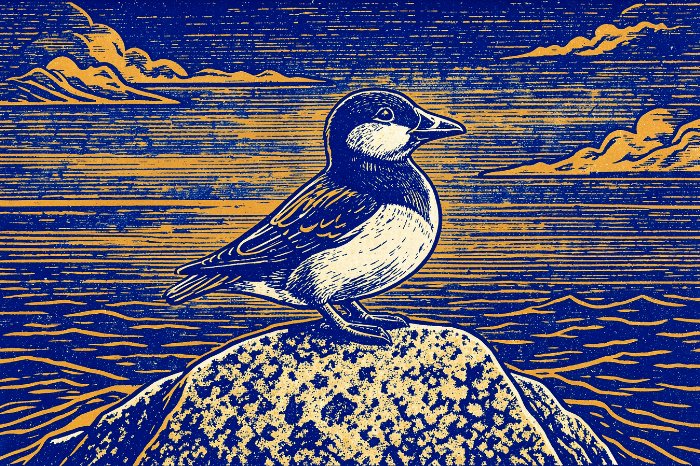 Indigo Puffin