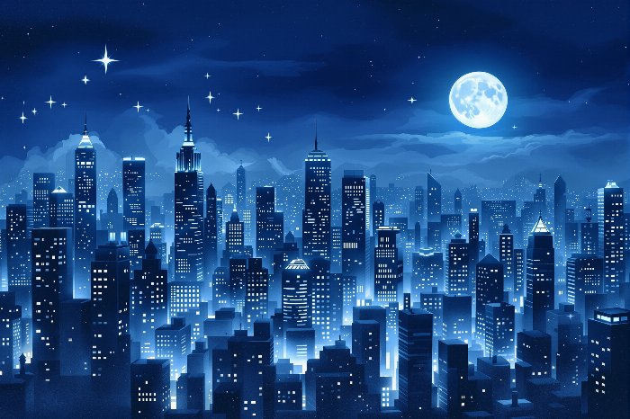 Moonlit Metropolis