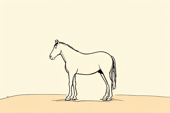 Cream Horse