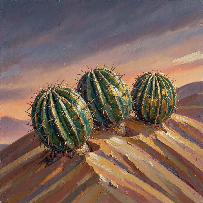 Golden Cacti