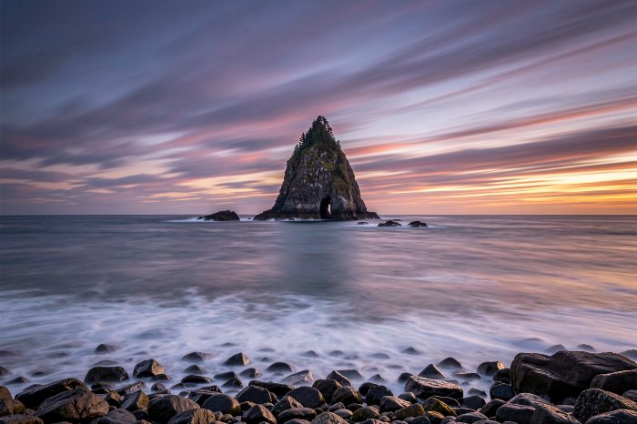 Stack At Dusk