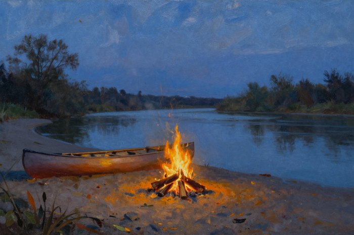 Riverbank Embers