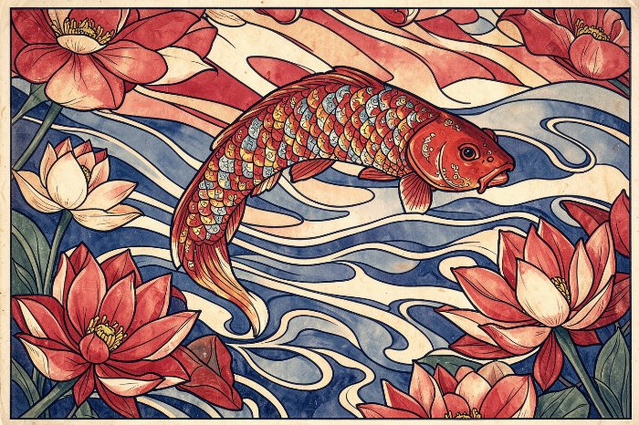 Koi Mosaic
