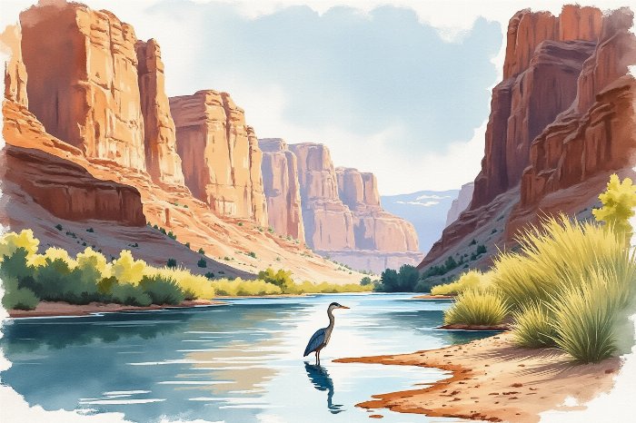 Heron at Dusk II
