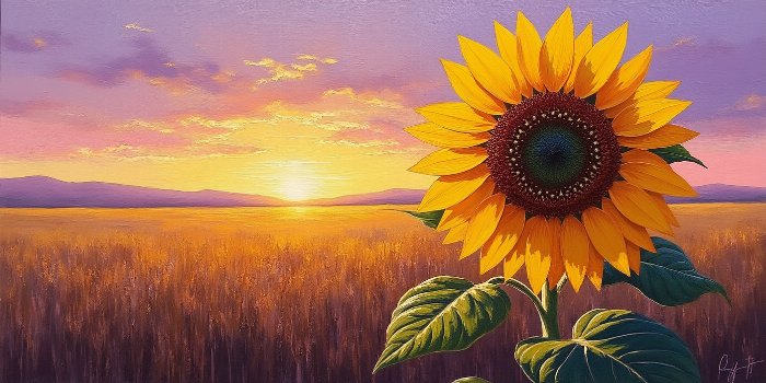 Sunflower Solitude II