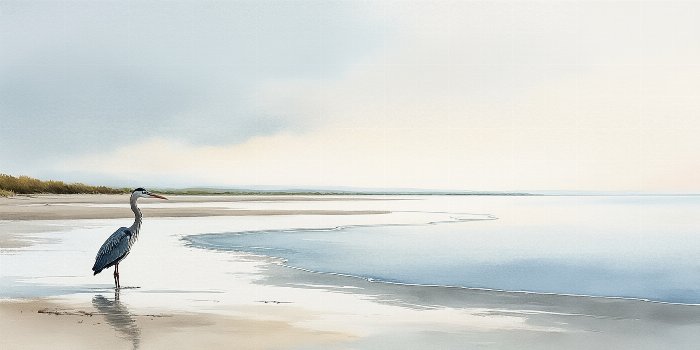 Low Tide Heron II