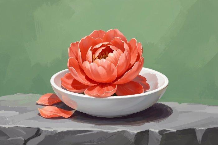 Coral Peony