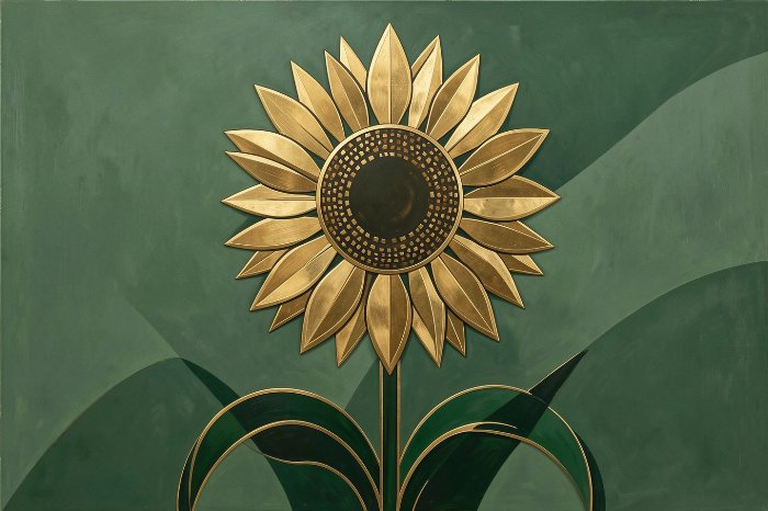 Gilded Sunflower