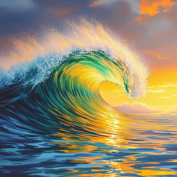 Golden Curl II