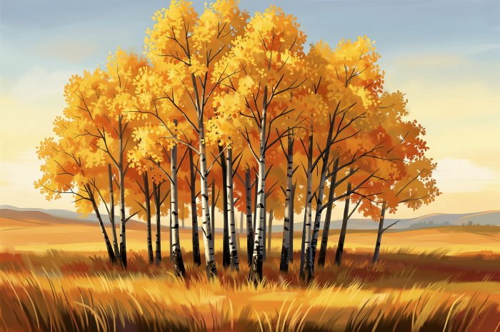 Autumn Aspens