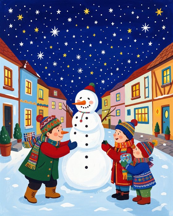 Snowman Square
