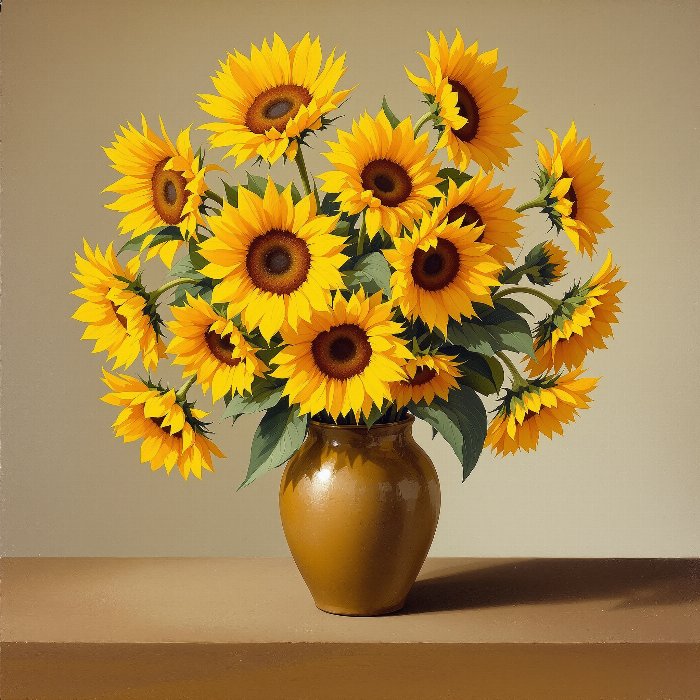 Sunflower Vase