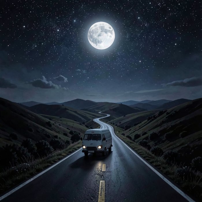Moonlit Road