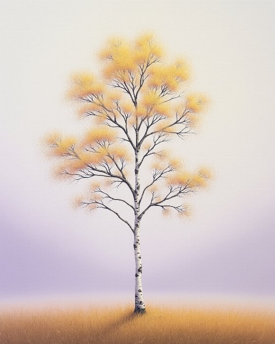 Birch Stillness II