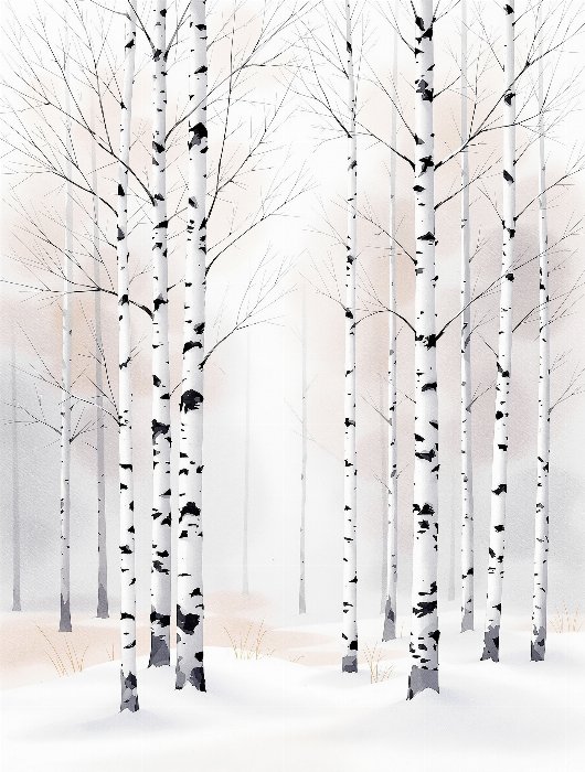 Winter Birches